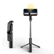 Carregar imagem no visualizador da galeria, Pau de Selfie tripé de selfie sem fio bluetooth suporte dobrável monopé portátil com bastão de selfie para ios android